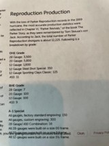 PARKER REPRO DHE 12 GA/ 12 GA - 2 BARREL SET WITH COVER, CASE & ACCESSORIES - 11 of 15