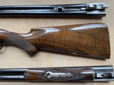 PARKER REPRO DHE 20 GA/ 20 GA- 2 BARREL SET WITH ORIGINAL WINCHESTER SHIPPING BOXES, CASE, COVER AND ACCESSORIES - Image 5 of 15