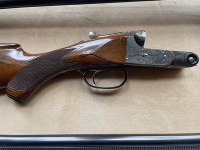 PARKER REPRO DHE 20 GA/ 20 GA- 2 BARREL SET WITH ORIGINAL WINCHESTER SHIPPING BOXES, CASE, COVER AND ACCESSORIES - Image 6 of 15