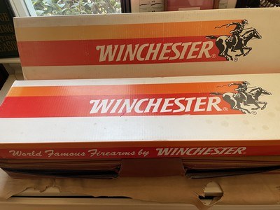 PARKER REPRO DHE 20 GA/ 20 GA- 2 BARREL SET WITH ORIGINAL WINCHESTER SHIPPING BOXES, CASE, COVER AND ACCESSORIES - Image 11 of 15