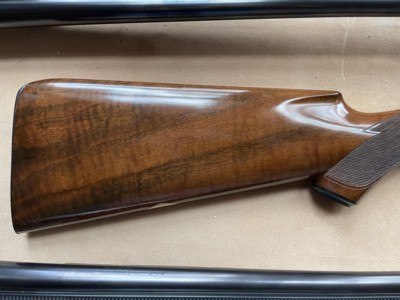 PARKER REPRO DHE 20 GA/ 20 GA- 2 BARREL SET WITH ORIGINAL WINCHESTER SHIPPING BOXES, CASE, COVER AND ACCESSORIES - Image 7 of 15