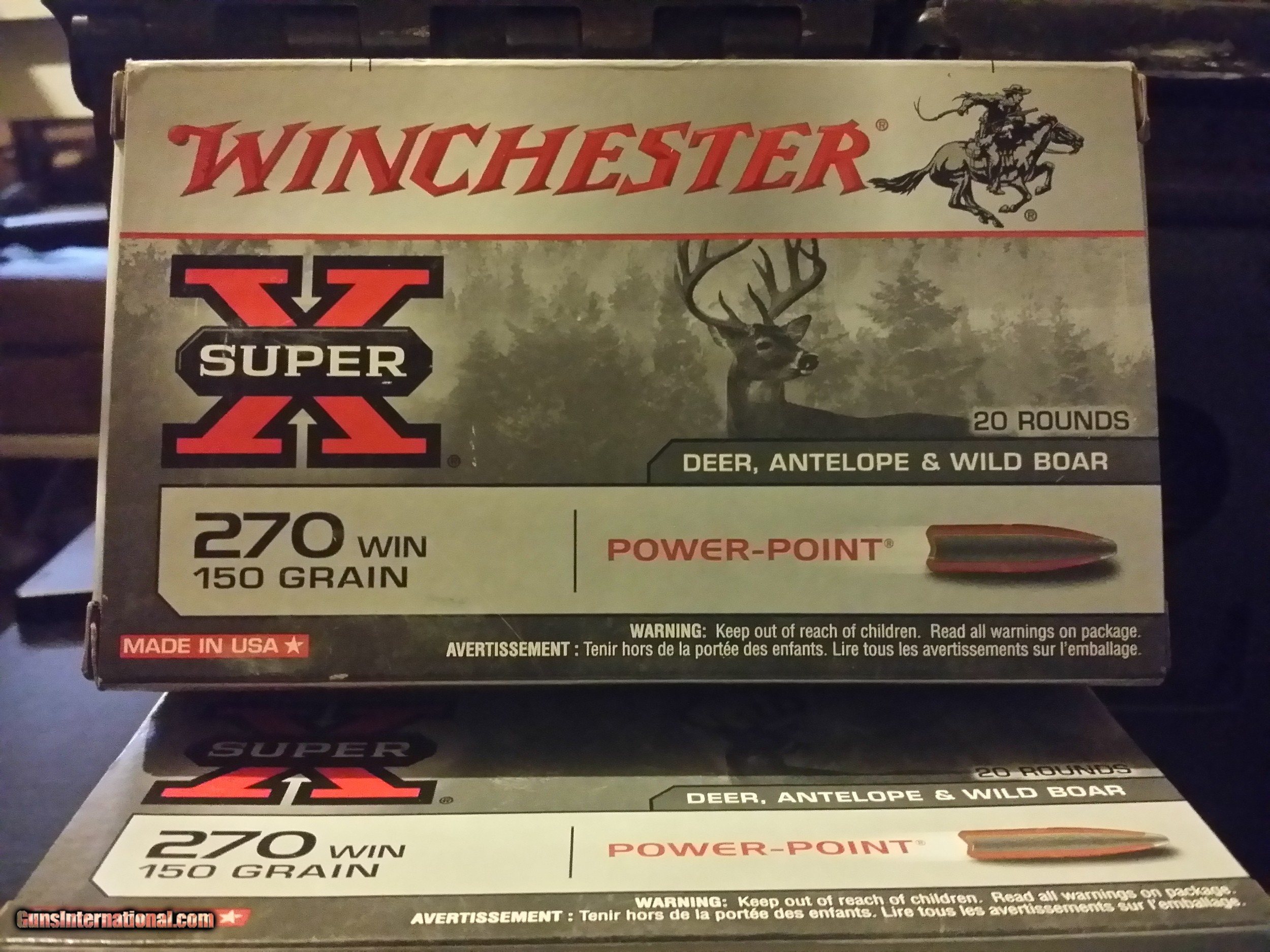 New in box Winchester 270 ammo