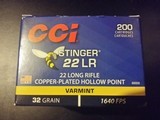 Stinger 22 long rifle hollow point - 1 of 1