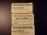 New in box Winchester 9 mm 50rd boxes - 2 of 2