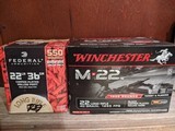 Winchester M-22 & Federal HP 22 long rifle - 1 of 1