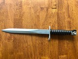 Swiss M57 Bayonet with Scabbard and leather frog - 4 of 6