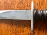 Swiss M57 Bayonet with Scabbard and leather frog - 2 of 6