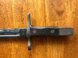 WWII JAPANESE ARISAKA TYPE 30 BAYONET WITH SCABBARD - 5 of 6