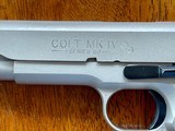 Colt 1984 MK IV series 80 Stainless - 3 of 11