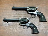 Pair of Colt SAA 3rd generation .357 revolvers - 2 of 23