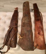 3 WWII Army issue rifle scabbards - 2 of 2