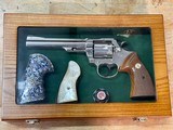Colt Trooper Mark III Nickel .357 Magnum with Special Grips