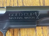 Colt 1911 Series 70 Mark IV Gold Cup National Match .45 - 10 of 18