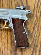 Browning High Power 9MM Satin Nickel Over Stainless Matte Finish - 12 of 15