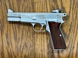 Browning High Power 9MM Satin Nickel Over Stainless Matte Finish - 2 of 15