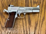 Browning High Power 9MM Satin Nickel Over Stainless Matte Finish - 3 of 15