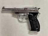 Walther P.38 Nazi Marked and Matching Nickel GI Bring Back 9mm with SS Holster - 2 of 14