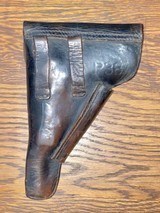 Walther P.38 Nazi Marked and Matching Nickel GI Bring Back 9mm with SS Holster - 13 of 14