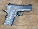 Colt Lightweight Defender in Rare 9MM Stainless Steel with original Case, Extra Grips, and 2 SS Mags - 2 of 15