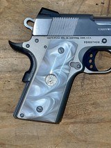 Colt Lightweight Defender in Rare 9MM Stainless Steel with original Case, Extra Grips, and 2 SS Mags - 8 of 15