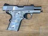 Colt Lightweight Defender in Rare 9MM Stainless Steel with original Case, Extra Grips, and 2 SS Mags - 5 of 15