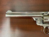 Smith & Wesson DA First Model.44 S&W Russian Top Break Revolver, Nickel 6 1/2” - 12 of 17