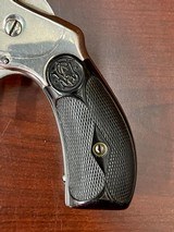 Smith & Wesson DA First Model.44 S&W Russian Top Break Revolver, Nickel 6 1/2” - 11 of 17