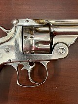 Smith & Wesson DA First Model.44 S&W Russian Top Break Revolver, Nickel 6 1/2” - 8 of 17