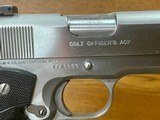 Colt MKIV Series 80 Officers Model .45 Stainless - 11 of 12
