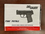 Sig Sauer P365 9mm New in Box - 12 of 19