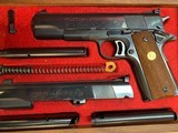 Colt's MK IV/Series '70 Gold Cup National Match .45 w/.22LR receiver matched set! MINT Condition - 2 of 14