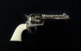 Colt SAA 3rd Generation .45 Custom Engraved by Carl Bleile, 4 3/4" bbl. - 2 of 7