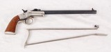 STEVENS Model 40 Pistol .32 Rimfire w/ detachable buttstock - 1 of 6