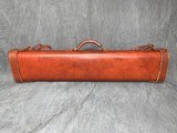 ELLIOTT-style leather gun case 30" with strap. - 2 of 4
