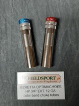 Beretta Optimachoke HP + 3/4 inch Ext. 12 Ga.choke tubes w- color band. - 1 of 1