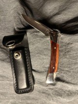 BUCK MODEL 501A FOLDING LOCK BLADE W/ORIGINAL BLACK SCABBARD