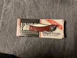 SCHRADE, UNCLE HENRY LB1 CUB FOLDING LOCK BLADE KNIFE. NIB - 1 of 2