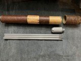 VINTAGE OUTERS "DURALUMINUM" #600-7 20 - 28 GAUGE CLEANING ROD SET W/ ORIGINAL TUBE