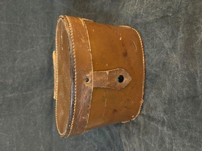 WEISS US SIGNAL CORP. WWI ERA 8X25 BINOCULARS W/ORIGINAL LEATHER CASE - Image 4 of 6