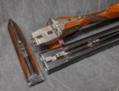 STEPHEN GRANT & SONS, SIDELEVER, SIDELOCK EJECTOR 12-GAUGE/28