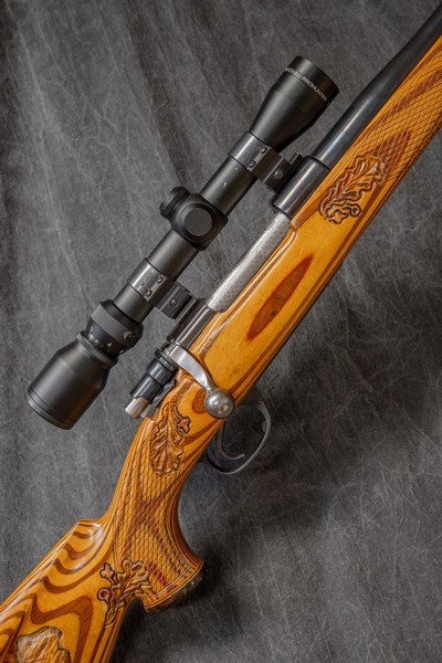 JOE TAYLOR CUSTOM RIFLE .35 BROWN-WHELEN - Image 1 of 3