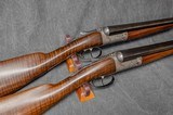 JOHN DICKSON & SON ROUND BODY, MATCHED PAIR 12-GAUGE/28