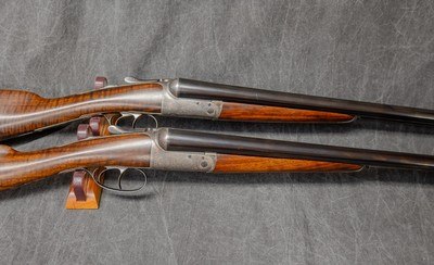 JOHN DICKSON & SON ROUND BODY, MATCHED PAIR 12-GAUGE/28