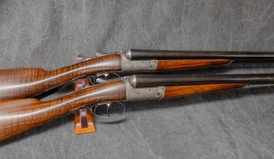 JOHN DICKSON & SON ROUND BODY, MATCHED PAIR 12-GAUGE/28