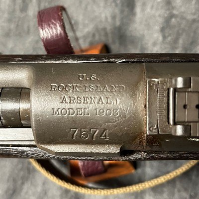 ROCK ISLAND ARSENAL 1903 RIFLE. SERIAL # 7574 - Image 4 of 13