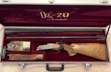 Krieghoff K20 20 & 28 gauge set, Gold Super Scroll, choke tubes all, mint, superb wood - 1 of 15