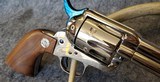 Colt Cutaway SAA Single Action Army 3rd Gen 45 C 4 5/8" Nickel + Nitre Blue Accents - 4 of 14