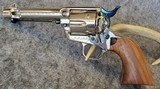 Colt Cutaway SAA Single Action Army 3rd Gen 45 C 4 5/8" Nickel + Nitre Blue Accents - 11 of 14