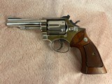 Smith & Wesson Model 15-3 K-38 Combat Masterpiece, Nickel, 4”, .38 S&W Special, 1968