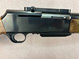 Nice 1990 Browning BAR Type 2 (Pre-Mk II) High Power Rifle 24” 7mm Rem Magnum w/2 Magazines, Leupold Base - 11 of 20